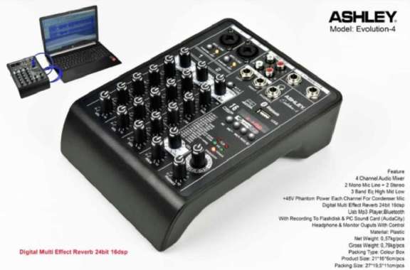 Mixer ashley 4ch Evolution 4