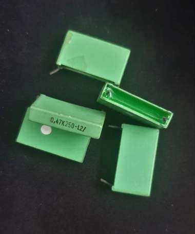 Capacitor Kapasitor 0.47K 470pF 250V Film Polycarbonate
