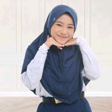 kerudung sekolah instan rabbani original Innova pita terbuka