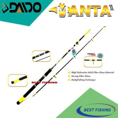 JORAN DAIDO MANTA 2 SOLID FIBER UKURAN 150 165 180 210 - JORAN MURAH 165,HIJAU
