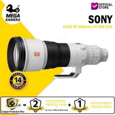 Megakamera - SONY FE 600mm f/4 GM OSS Lensa Kamera White Black
