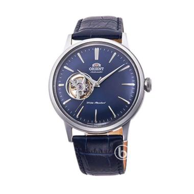 Orient RA.AG0005L10B Mechanical Open Heart Japan Made Jam Tangan Pria Blue Silver