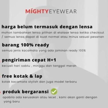 Kacamata Antiradiasi / Photochromic /Minus Pria Wanita Helsinky Frame Saja