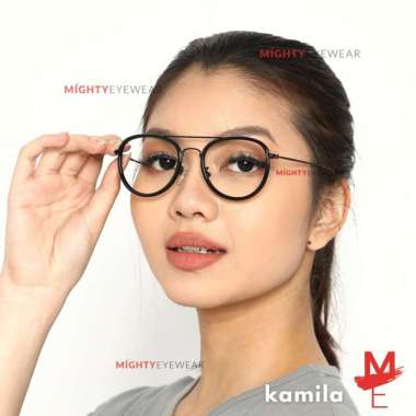 Kacamata Wanita Antiradiasi Photochromic Blueray Kamila Minus Plus + PhotoChromic