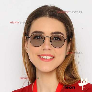 New! Kacamata Besi Photochromic & Antiradiasi - Leon - Kacamata Minus Frame Saja