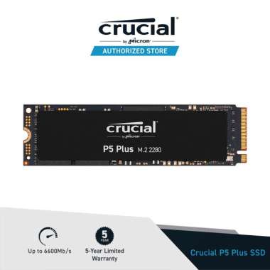 SSD NVME Crucial P5 PLUS 500GB NVME COMPATIBLE PS5 M.2 NVME Original Garansi Resmi