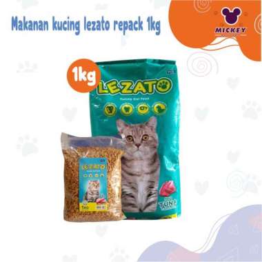 Makanan kucing Lezato repack 1kg