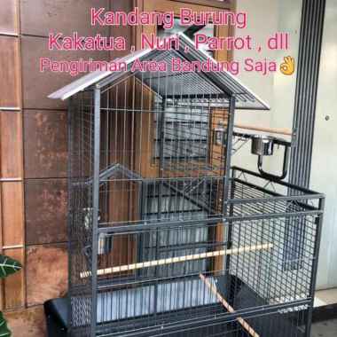 Kandang Burung Kakatua Nuri Beo Parrot Lovebird dll
