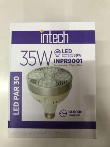 Lampu Spotlight LED Par30 / 35w Intech Putih