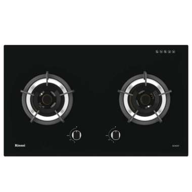 RINNAI RB-72G Kompor Gas Tanam 2 Tungku (Built In Hob) Ideal Hob Series - Black