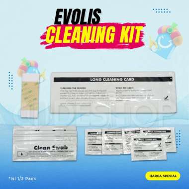 Cleaning Kit ID Card Printer Evolis Zenius