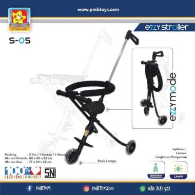 S-05 Ezzy stroller pmb S05 kereta dorong bayi roda 3 lipat
