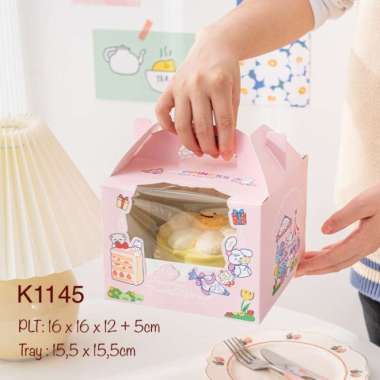 5pcs Kotak Kue Ultah Anak|K1145 Bolu| Cute Cake Box| K11