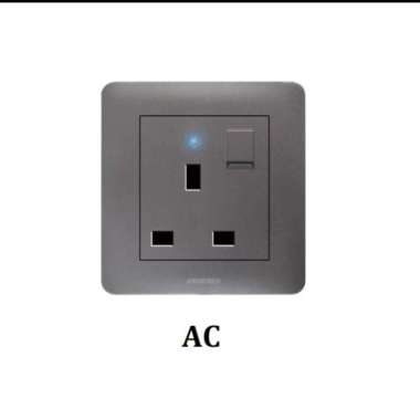 Saklar Architech Infinty Grey Outlet Data/TV/Telphone/Universal/AC AC