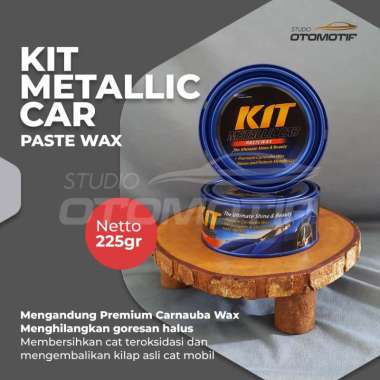 KIT METALLIC WAX 225GR PENGKILAP METALLIC MOBIL MOTOR WAX