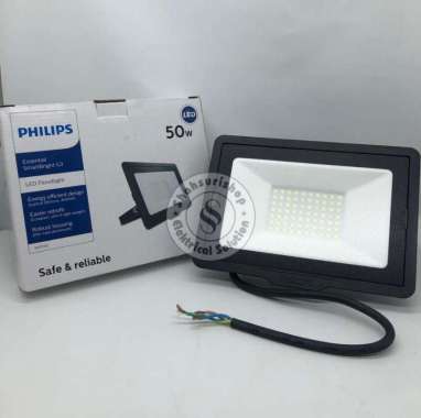 FLOOD LIGHT PHILIPS LED BVP150 50W 50 WATT W LAMPU SOROT Putih