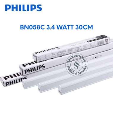 PHILIPS T5 BN058C LAMPU LED BATTEN TRUNKABLE 3.4 WATT 30CM NATURAL(4000K)