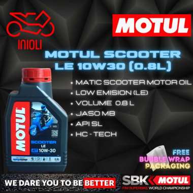 OLI MOTUL SCOOTER LE 4T 10W30 800ML OLI MOTUL IMPORT PREMIUM
