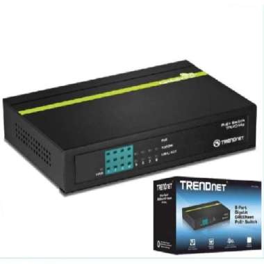 TRENDNET TPE-TG44G (PoE+) 8-port Gigabit PoE+ Switch Half PoE+