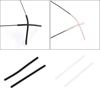 Karet Silikon Tangkai Tipis Kacamata pelindung telinga ANTI SAKIT