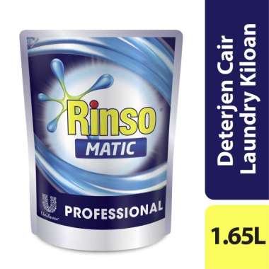 Promo Harga Rinso Detergent Matic Liquid Professional 1650 ml - Blibli