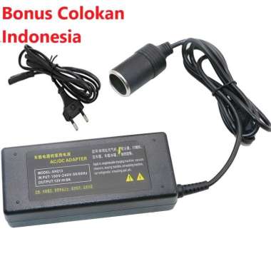Gentleman Car Converter Adaptor Colokan Lighter Mobil AC ke Colokan Rumah DC 12V