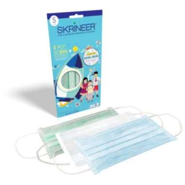 Skrineer Masker Skrineer Anak [5 Pcs/ 3 Ply]