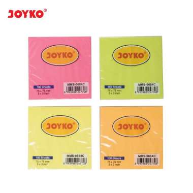 Joyko MMS-0654C Sticky Note Kertas Memo Multicolor