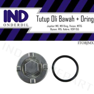 IND Onderdil Baut Tutup Pembuangan Oli Bawah Motor for Yamaha Vixion Old - NVA - NVL - New & R 155