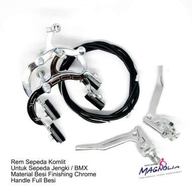Rem Sepeda Sepedah Komplit Full Set Jengki Kebo Onthel Jadul / Caliper U Break Brake Sepeda