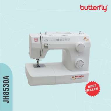 Butterfly JH 8530 A Mesin Jahit Portable White Opal