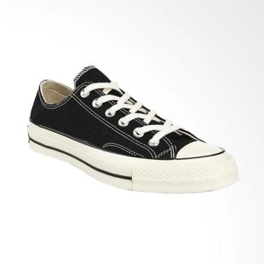 Converse Chuck Taylor 70'S Ox Sneakers Pria - Black/White [CON162058C] 43 -