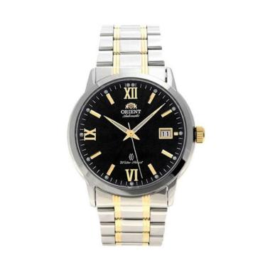 Orient Automatic Men Black Sunray Jam Tangan Pria [SER1T001B] Silver Gold