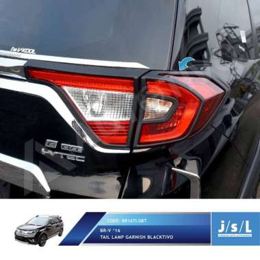 JSL Garnish Lampu Belakang BRV Tail Lamp Garnish blacktivo