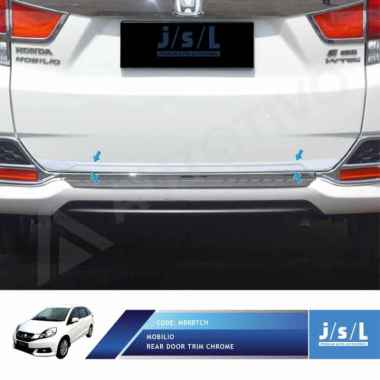JSL List Pintu Belakang Mobilio Rear Door Trim CHROME