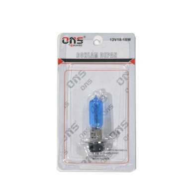 Raja Motor ONS K1 H6 Bohlam Lampu Depan Motor - Putih [12V 18/18W] PUTIH.