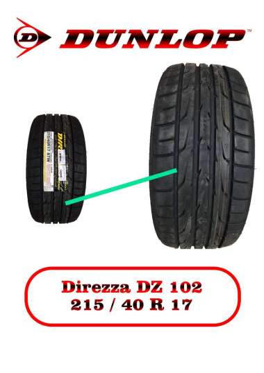 Ban Mobil Dunlop DIREZZA DZ102 215/40 R17 58504