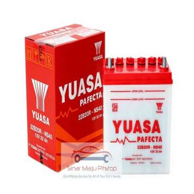 Yuasa 32B20R - NS40 Accu Basah Aki Mobil for Toyota Avanza or Toyota Rush [Original]
