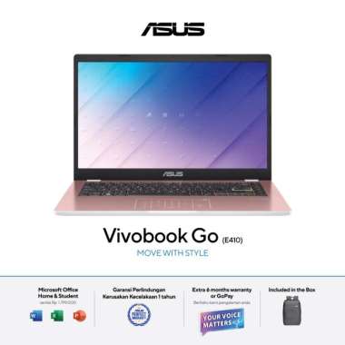 ASUS VivoBook 14 E410MAO Intel Celeron N4020 / Intel® UHD Graphics 600 / 4G / 512G / 14inch / WIN11 