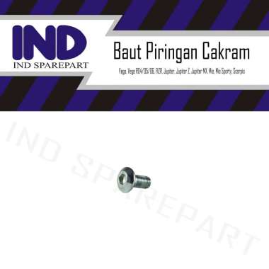 harga IND Onderdil Baut Piringan Cakram Motor for Yamaha M8x16-8x16/ Jupiter MX-Vega/ R-Mio/ RX King/ Soul GT Blibli.com