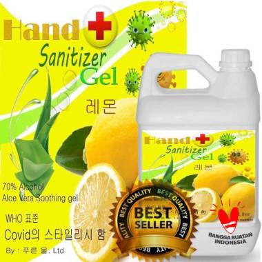 Hand Sanitizer 5 Liter Gel Lemon