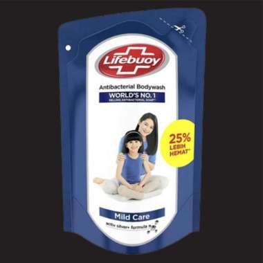 LIFEBUOY Mildcare Bodywash Sabun Cair [450 mL/ Refill]