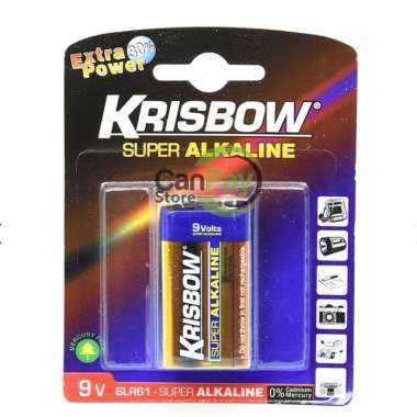 Krisbow Baterai Alkaline 9volt