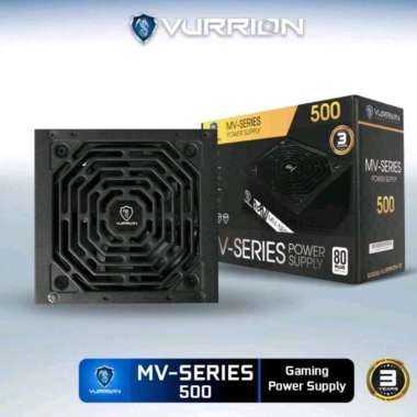 PSU POWERSUPPLY GAMING VURRION MV SERIES 500WATT 80+