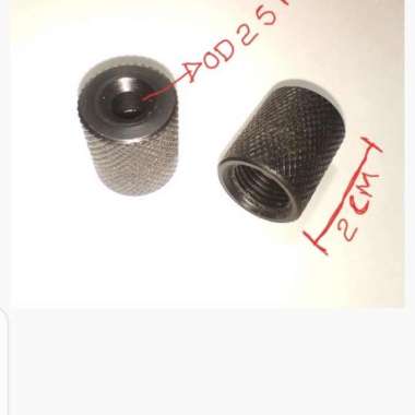 Tutup laras bahan kuningan