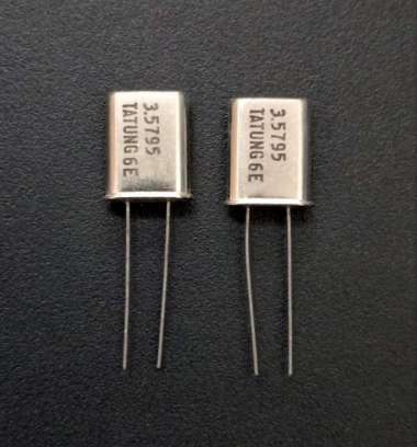 Kristal Quartz Crystal Oscillator TATUNG 3.5795 Mhz