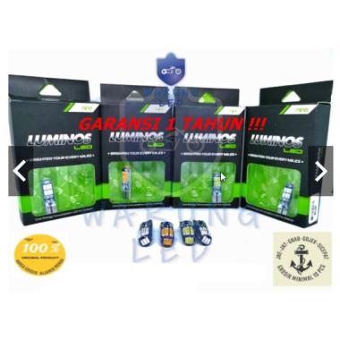 Luminos T10 9 Nine Lampu LED [2 Mode] PUTIH