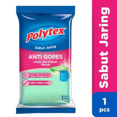 Polytex Sabut Jaring Anti Gores untuk Alat Makan Plastik