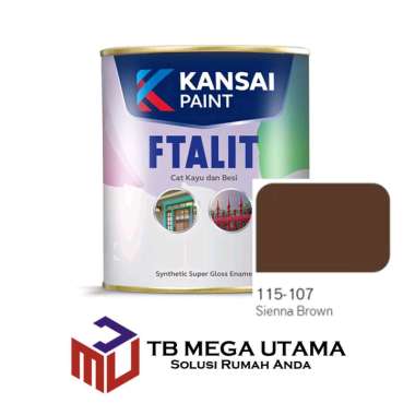 Cat Ftalit 107 Sienna Brown 1 kg | Kansai Paint Cat Kayu dan Besi