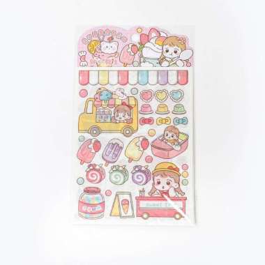 Stiker Aesthetic Decoratif Planner Journal Scrapbook Korea Cute Happy ST 11